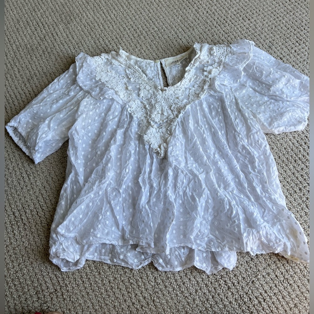 The Great White Lace Top